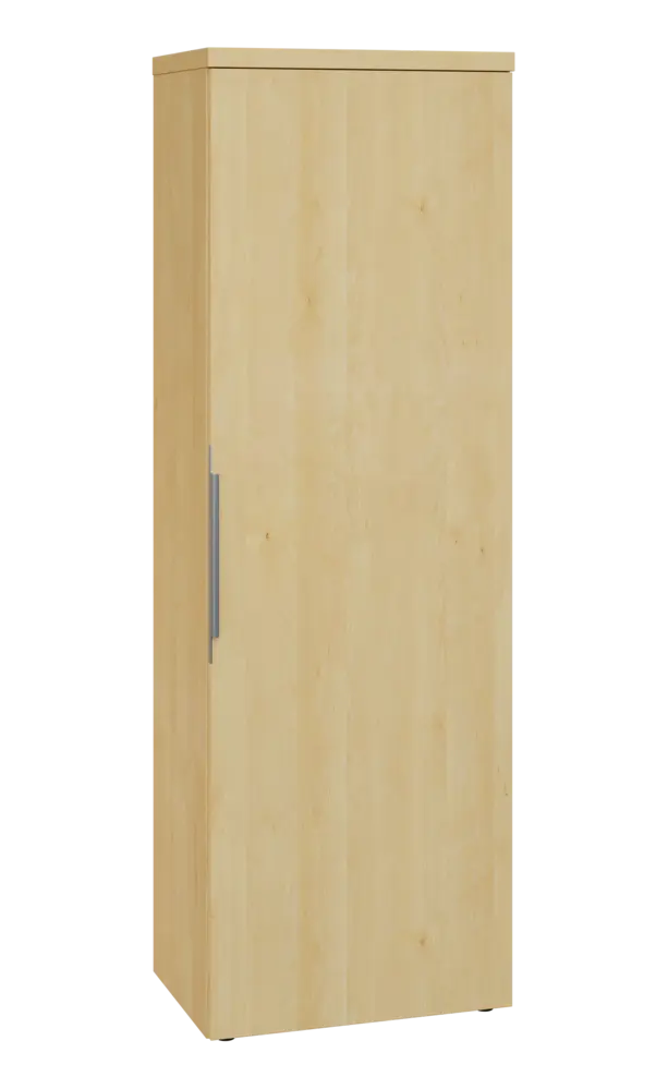 SISR 5 - 61 šatní skříň, 1-dveřová, výsuvné ramínko, pravá, 1820x600x400, javor horský